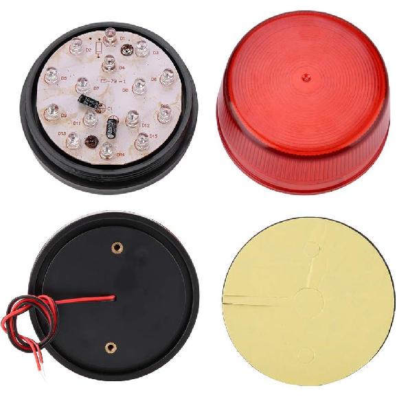 Sonew 1PC LED Strobe Light Flashlight Warning Light Alarm Lamps 12 / 24V DC