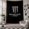 Wall TapestryMonster Energy Art Hanging Cloth Decorative Background Cover for Room Decoration