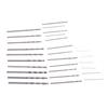 28pcs Mini Drill Bit High Speed Steel 0.3-3.0mm Hole Opener Drill High Hardness Wear-resistant for Hardwood Plastic Rubber