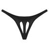 Mens Sexy Low Waist Open Front Pouch Butt Flaunting Thong Jockstrap