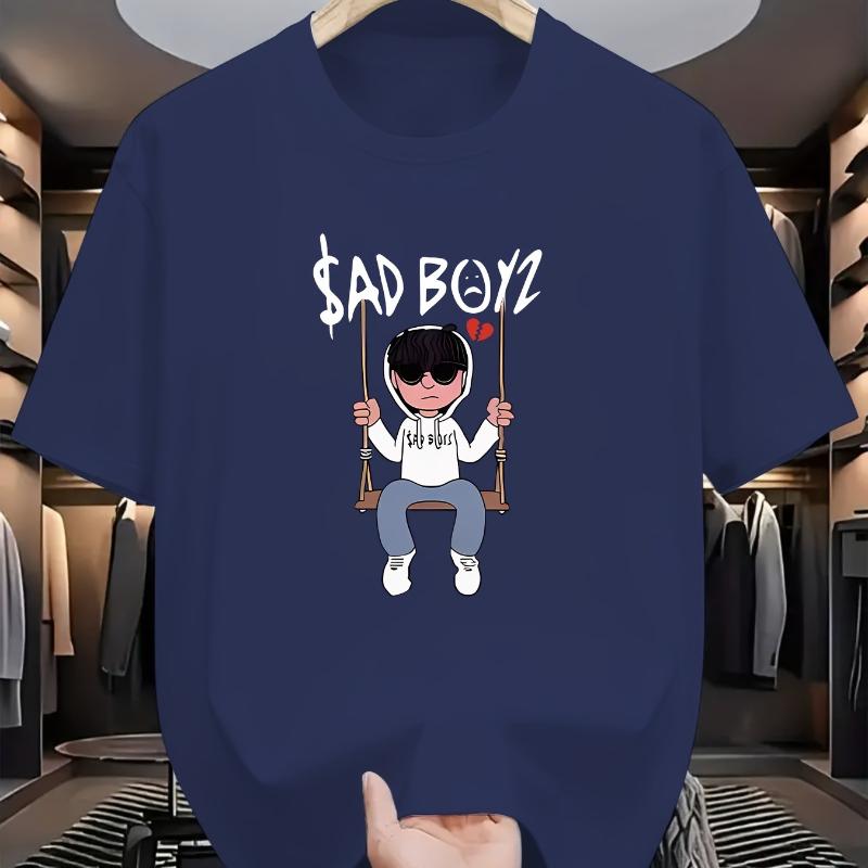 

Fresh Light Color Breathable Casual T-shirt XXL серый