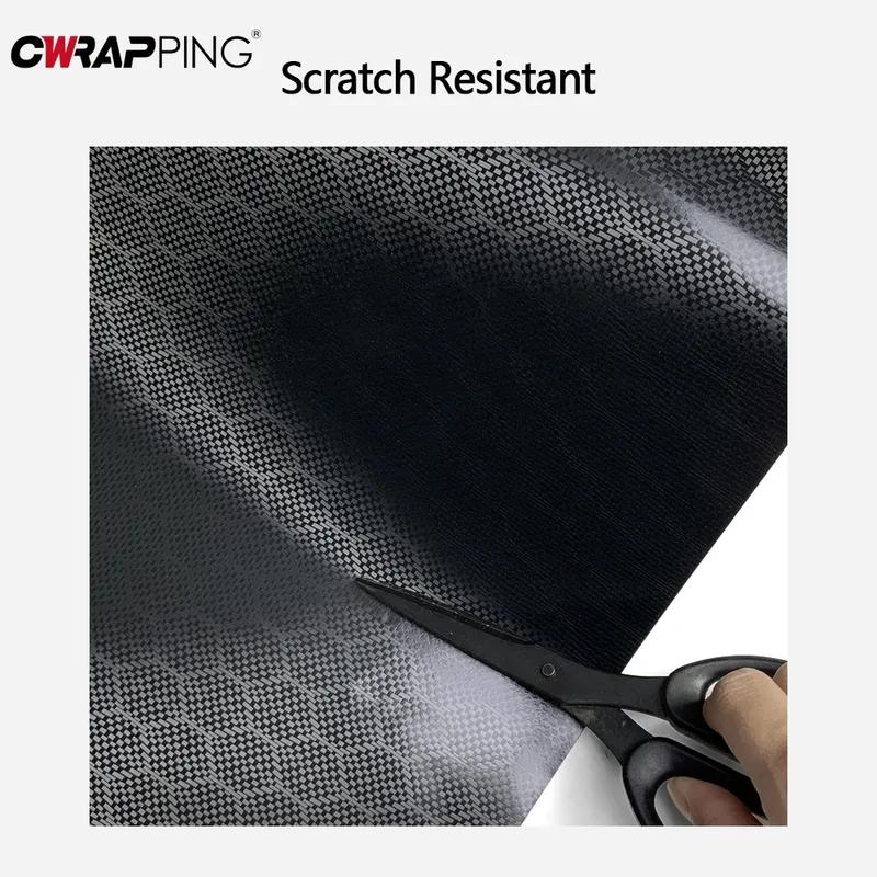Car Forged Diamond Carbon Fiber Wrap Film Waterproof Air Release DIY Stickers Car Body Color Change Stickers for Auto Motorcycle