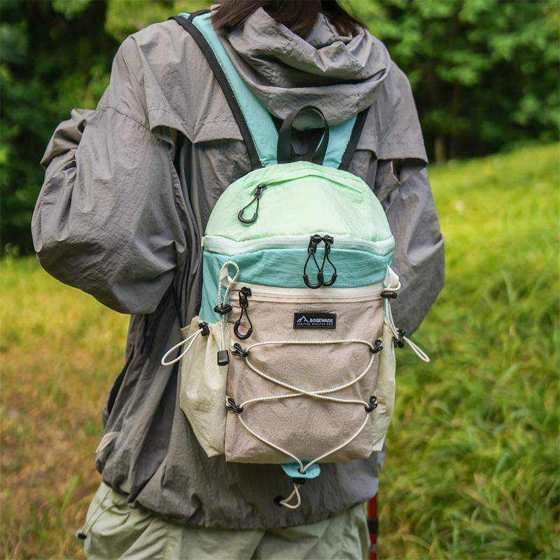 Color Contrast Backpack Large Capacity Outdoor Backpack Student Schoolbag