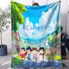 Crayon Shinchan Anime Style Blanket Soft Comfortable All Season Skin Friendly For Bedroom Dorm Sofa Office Car  Nap Kids Gift
