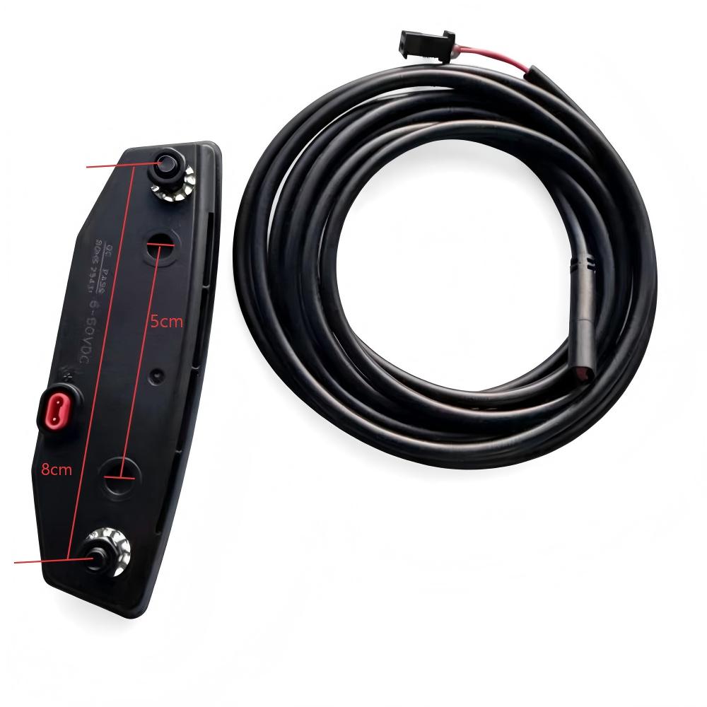 6V-60V E-bike Rear Light Electric Bicycle Tail Light E-scooter Bicycle Waterproof Accessories SM Connector Night Cycling