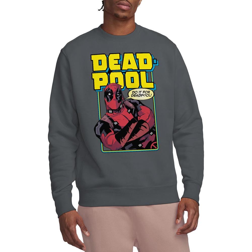 Deadpool Unisex Adult Do It For Deadpool Sweatshirt