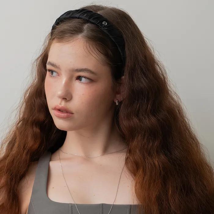 Shirring patterned headband, Elle