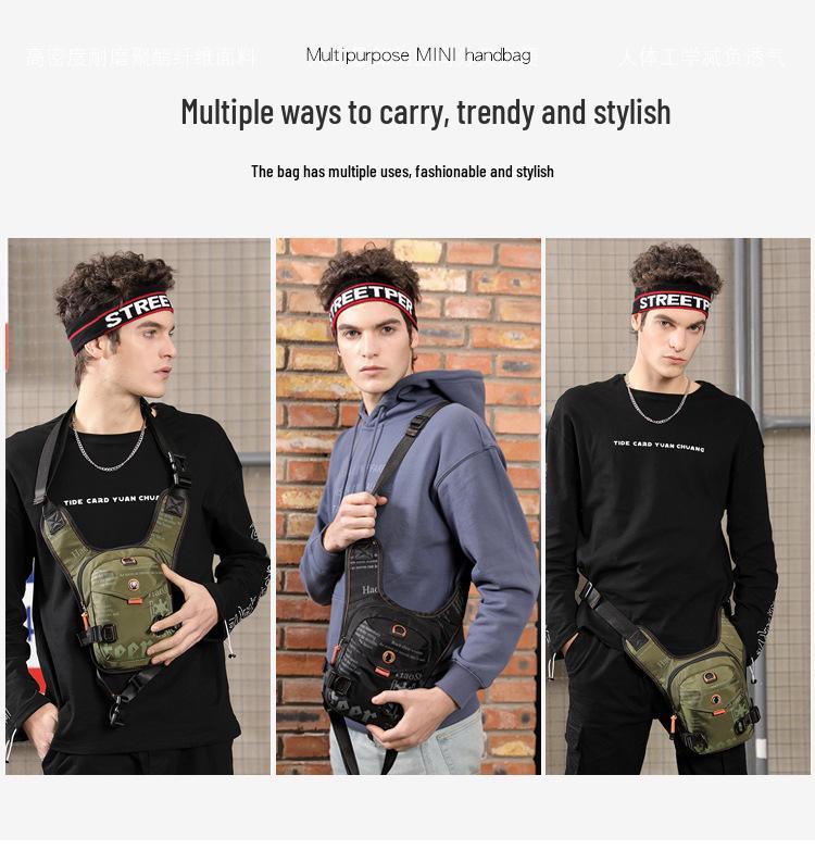 Men's Multifunctional Outdoor Cycling Leg & Chest Bag