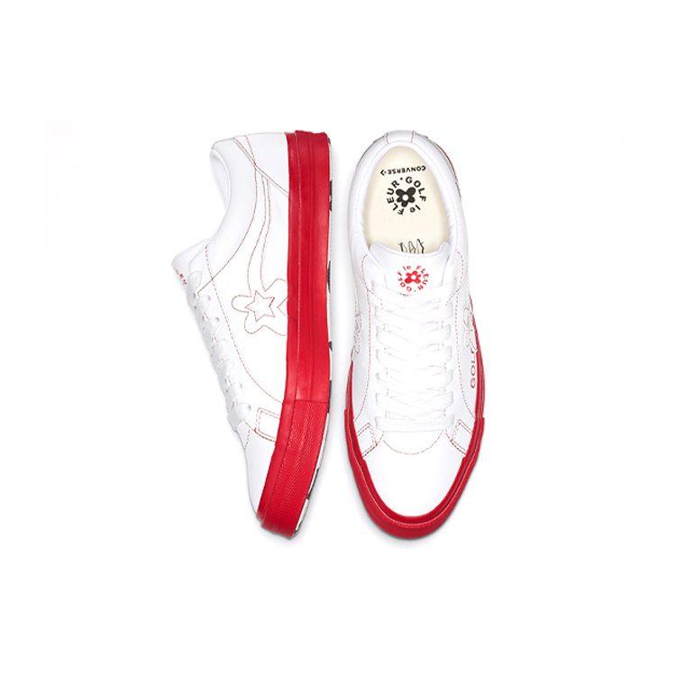 One Star Golf Le Fleur x One Star Converse Ox 'Racing Red' 164026C