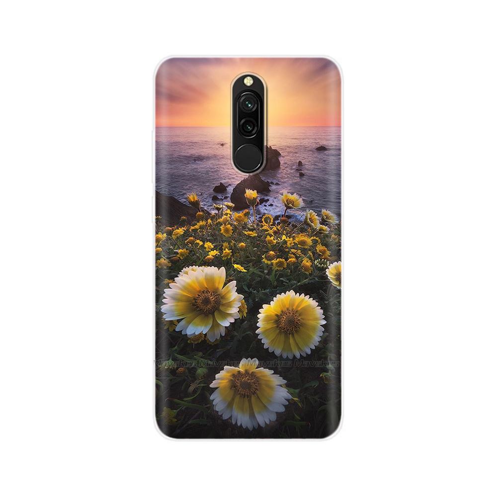 For Redmi 8 8A Pro Case TPU Silicone Shockproof Cat Phone Cover For Redmi 8 8A 7 7A redmi7 Transparent Funda Printing Soft Coque