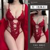 Sexy lingerie sexy onesie lace uniform seduction hollowed out passion nightgown set