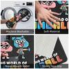 Die erstaunliche Welt von Gumball Zeichentrickfilm Rutschfeste Fußmatte Bodenmatte Kissen Teppich für Küche Eingang Zuhause Schlafzimmer Fußmatte Matte