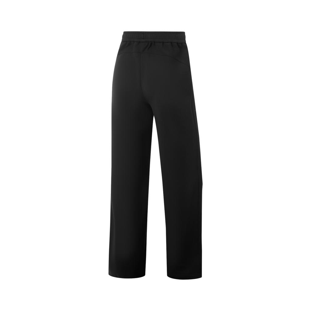Li Ning Fitness Series Simple Comfortable High Waist Straight Leg Casual Pants Women Bottoms AKLV970-10