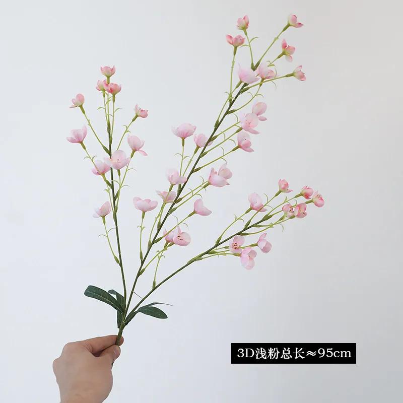 5Pcs/lot Artificial Lily of The Valley Flowers Wedding Decor Companula Silk Flower for Home Accessories Party Floral Arrangement