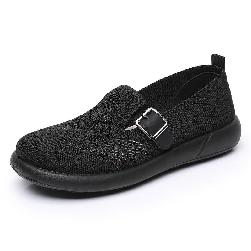 Shoes for Women 2025 Summer New Style Ladies All-match Casual Slip-on Mesh Shoes Soft Soles Not Tiring Round Toe Casual Shoes