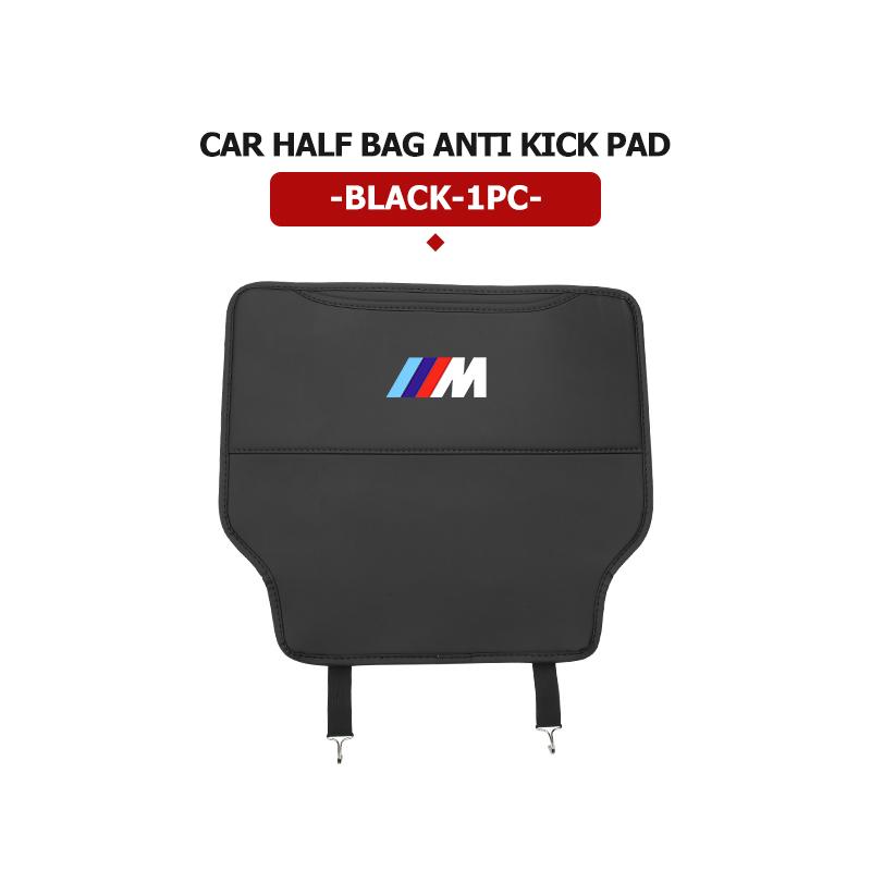 

Car Seat Backrest Anti Kick Pad Protector Mat Storage Bag Emblem Accessories For BMW E70 E91 E30 G30 E53 M3 M5 X6 X4 X7 E92 E93