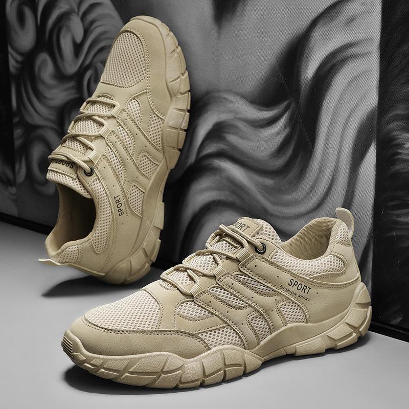 Chaussures de sport pour hommes nouvelle mode décontractée été légères confortables semelle souple extérieur rehaussantes antidérapantes chaussures de sport décontractées