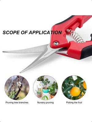 1 set, foarfece de gradina, foarfece de tundere de gradina, foarfece antiderapante pentru ramuri de flori, care economisesc munca, foarfece pentru fructe si legume, fr.