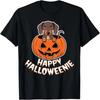 Happy Halloweenie Dachshund Trick or Treat Dog T-Shirt