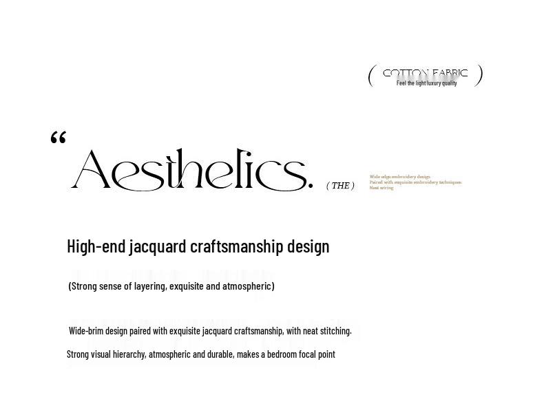 New 50x50 Double-Ply Yarn-Dyed Xinjiang Long-Staple Cotton Sateen Jacquard Piping 4-Piece Gift Set