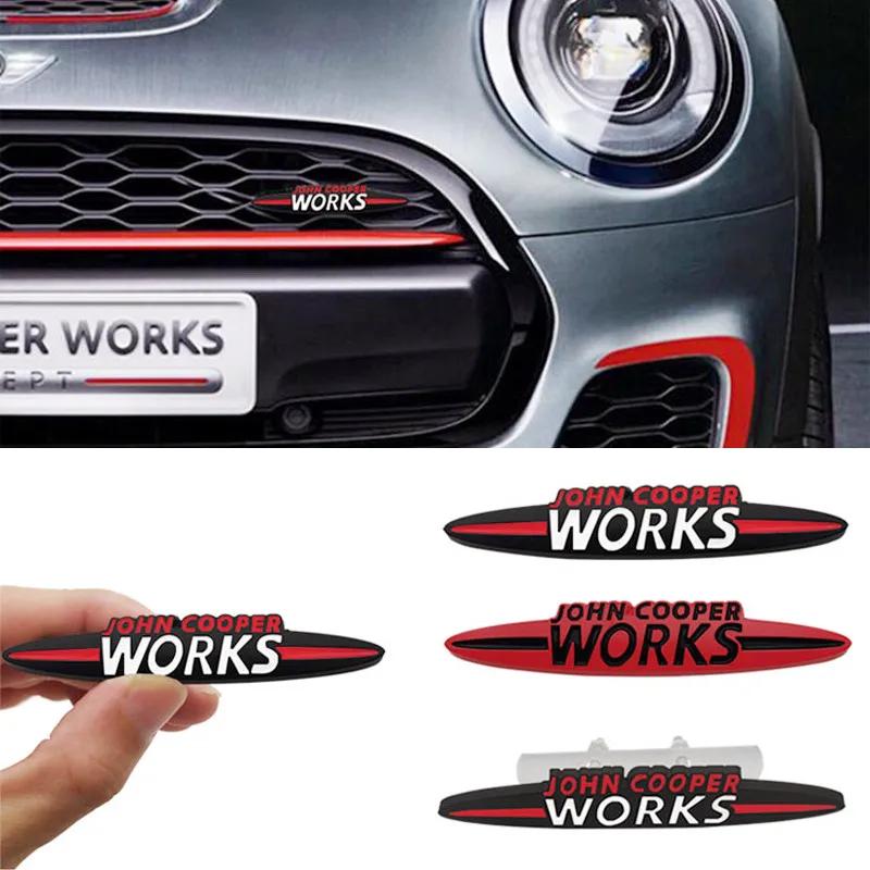 Metal JCW John Cooper Works Emblem Badge Decals For Mini Coopers Clubman Countryman Car Sticker R50 R52 R53 R55 R56 R57 R58 F55
