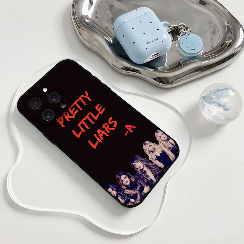 Pretty Little Liars Phone Case Phone Case For IPhone 17,16,15,14,13,12,11,Pro,Plus,Mini Soft Black Cover