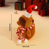 Capybara Christmas Keychain Cute Red Scarf Bear Doll Keyring Hanging Mobile Phones Bag Pendant Christmas Party Small Gifts Decor
