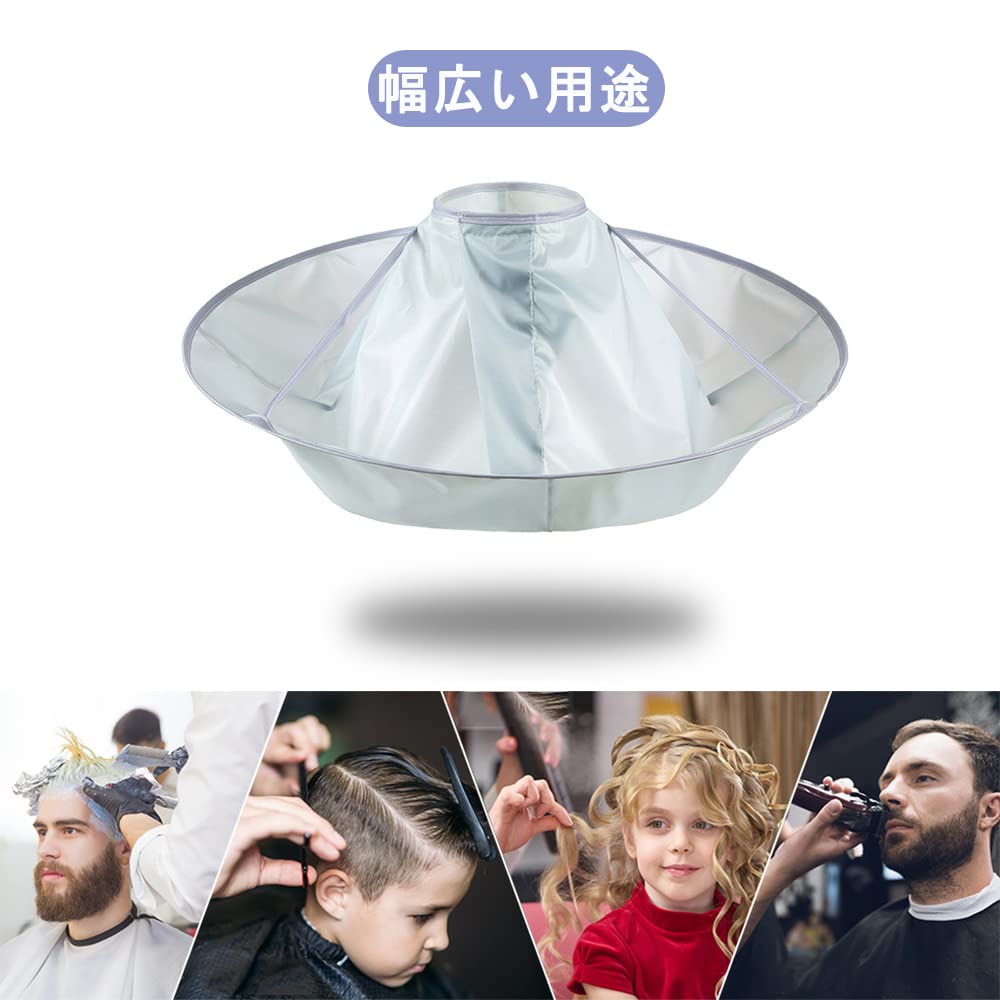 DFsucces Haircutting Haircut Haircutting Save Money on Easy to Use at Easy to Hair Hair Hairdressing Tool for Adults and Silver Cloth, Cape, Cloak,