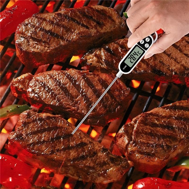 TP300 Probe Thermometer 1-Pack, Fast & Accurate 0.1°C Resolution, 9.65in Long, HOLD Function, for Kitchen & BBQ