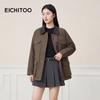 EICHITOO Women's Cinch-Waist Workwear Trench Coat