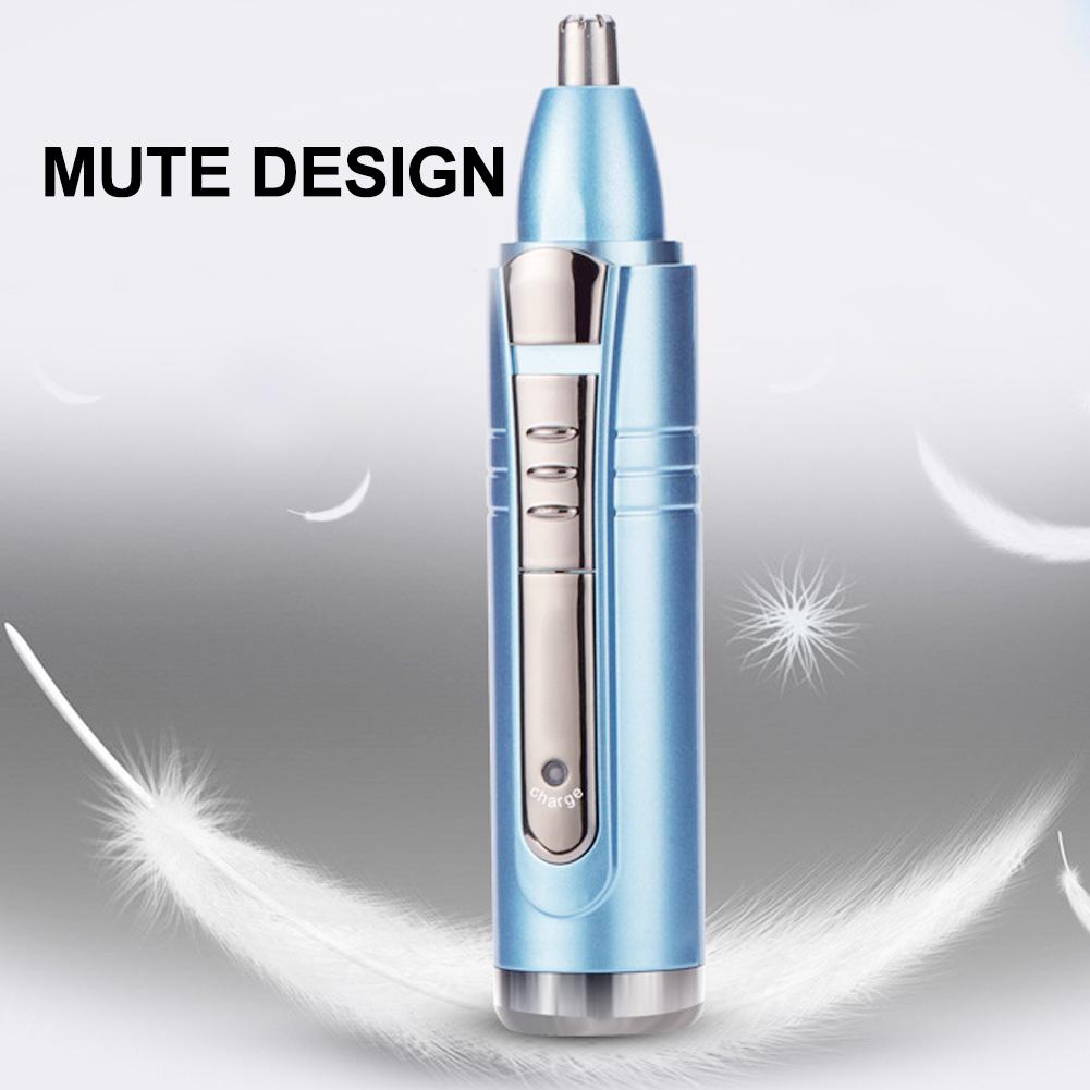 2 in 1 Multi Functional Electric Nose Hair Trimmer Sideburns Cutter Trimming Machine   Blue(Blue )