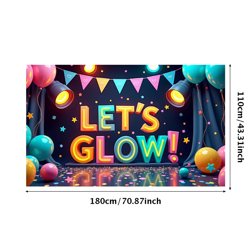 Photo Prop LED Neon Banner Party Decoration Glow Effect Neon Sign For Festival Decoration Party Celebration Night Event
