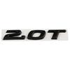 Car 3D Metal 2.0T Sport Displacement Trunk Logo Sticker Emblem Badge Decals For Honda Accord 10th Civic CRV Styling Accessories MG3