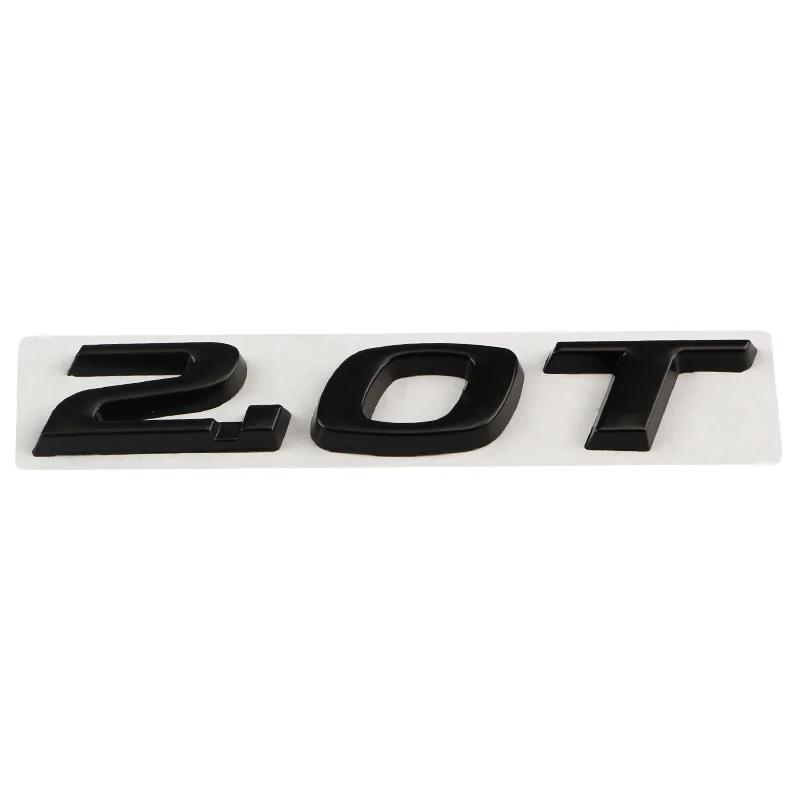 Car 3D Metal 2.0T Sport Displacement Trunk Logo Sticker Emblem Badge Decals For Honda Accord 10th Civic CRV Styling Accessories матовый черный