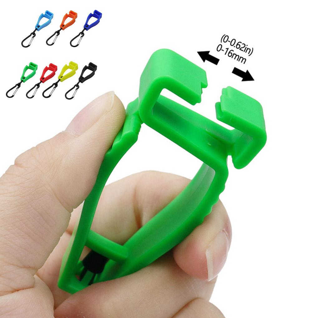 Safety Glove Holder Gloves Clip Plastic Lightweight Glove Grabber Catcher Fastener Hook for Outdoor Mountaineering Belt