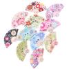 200Pcs Wooden Button Fan Shape Colorful Sewing Decoration Accessories DIY Craft Tool