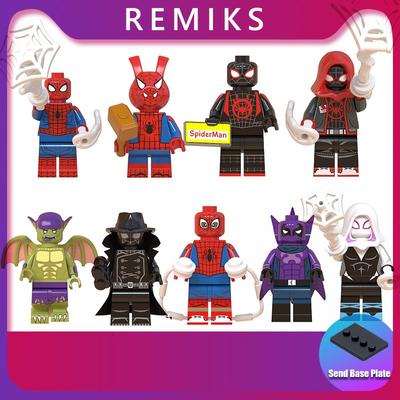 Kompatibel Marvel Minifiguren Miles Morales Gwen Stacy Spider-man Noir Bausteine Spielzeug WM6052