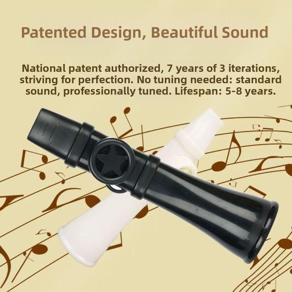 Flute-shaped Kazoo Instrument Learn Easily ABS Kazoo Instrument Colored Flute  Performance