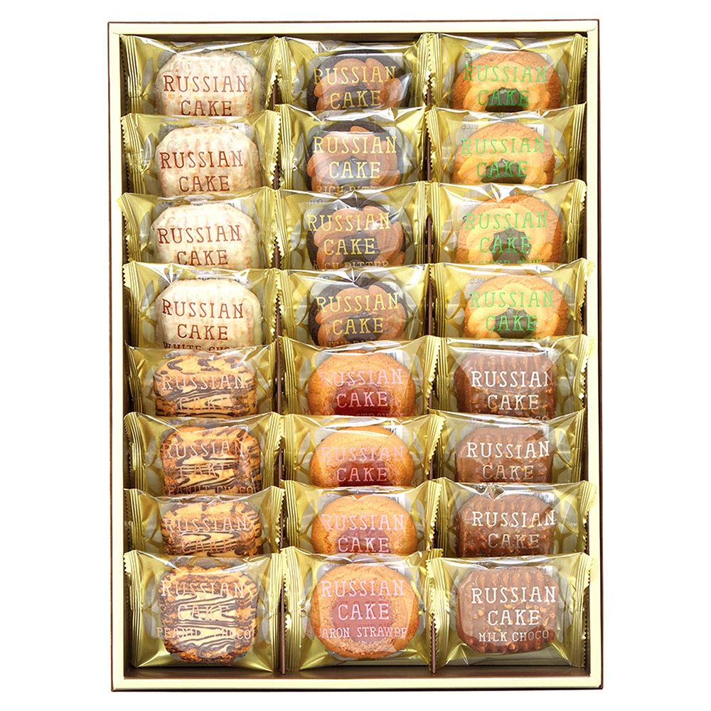

Nakayama Confectionery Russian Cake (24 pieces)