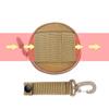 1pc Portable Dog Treat Bag Tactical Durable Lightweight Food Pet Pouch with Rotatable Carabiner for Puppy Pet Supplies