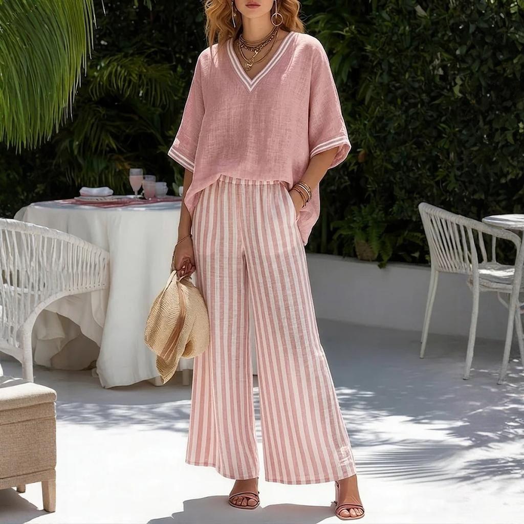 Two Piece Sets For Women Casual Long Sleeve Shirts And Short Pants