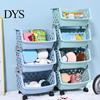 Toys Snacks Storage Basket Multifunctional High Capacity Stackable Fruit Vegetable Organizer Hollow-out for Kitchen Holder