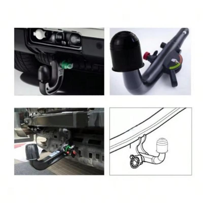 ISGTDRM 50MM Anhängerkupplungskugelabdeckung Kappe Anhängerkugelabdeckung Anhängerkupplungskappe Universelle Anhängerkupplung Anhängerkupplungskugel Schützt Auto Zubehör