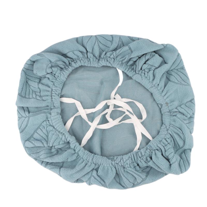 1Piece Velvet Office Chair Cover Computer Swivel Seat Cover Modern Elastic Chair Slip Washable Slipcovers Removable Dust Cover