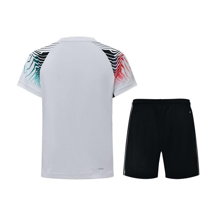 Li Ning Badminton Collection Casual Sportswear Unisex White Black AATU055-2