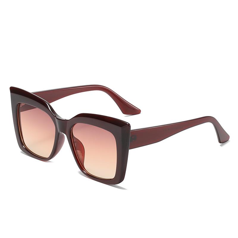 Trendy Colorful Cat Eye Sunglasses for Women - 2021 European & American Street Style