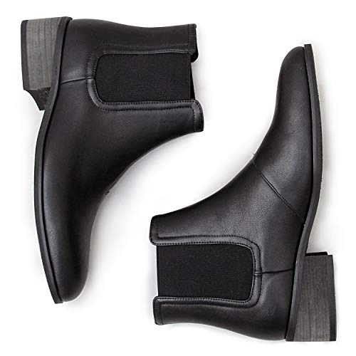 Grabella Side Gore Boots (Slim Leg Effect) 5cm Heel Boots, Men's Black, Sizes 26.5-27.0 Cm
