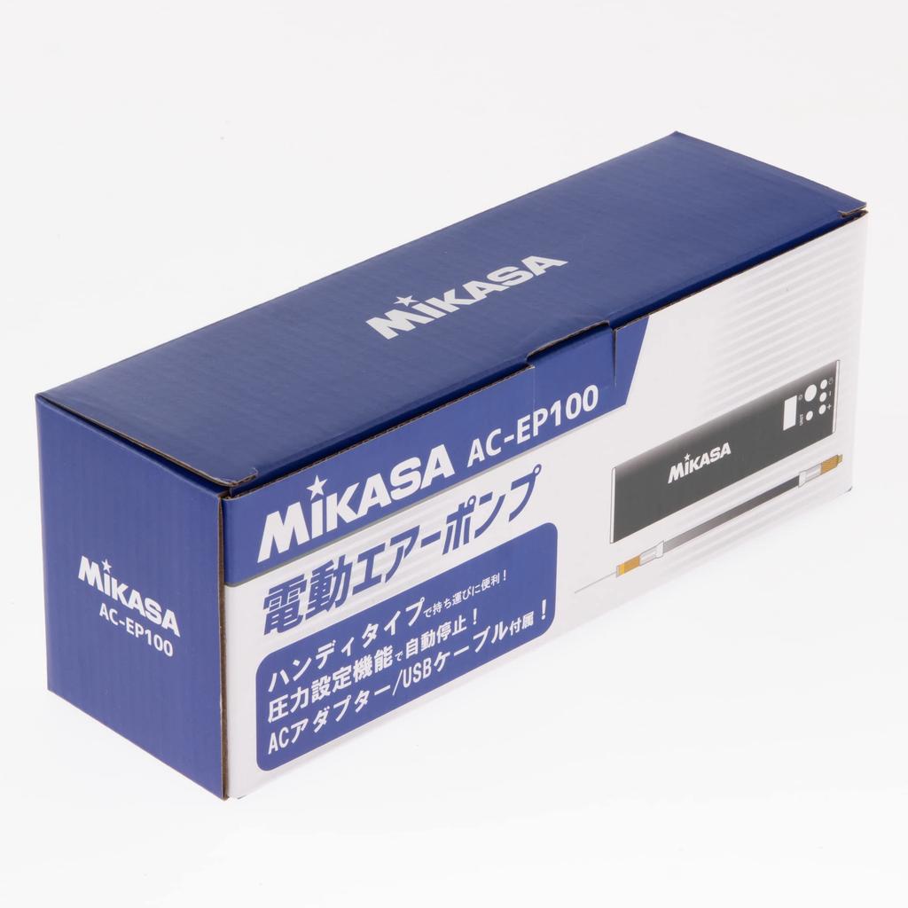 MIKASA AC-EP100 Electric Air Pump for Balls, Black