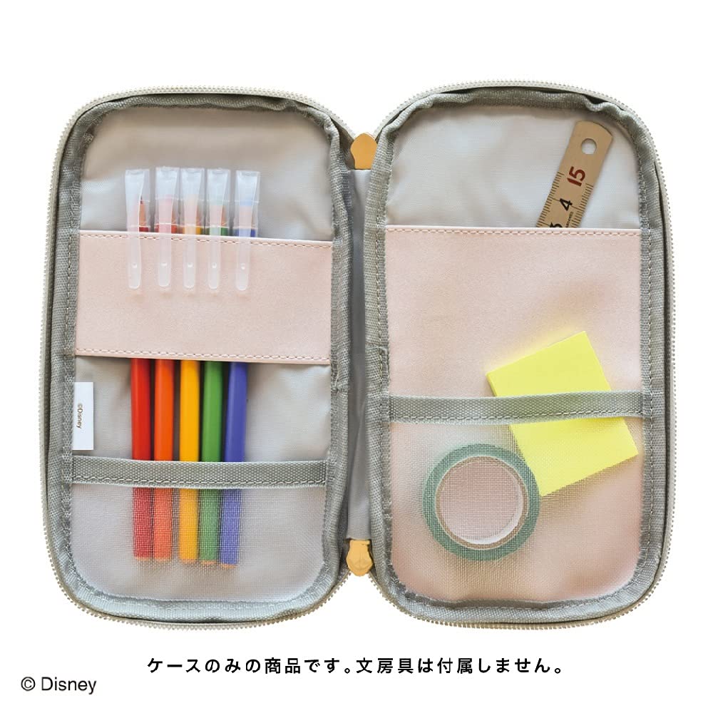 Daigo Disney Pencil Case, Multi-Pen Case with Pocket, Minnie Mouse N1713