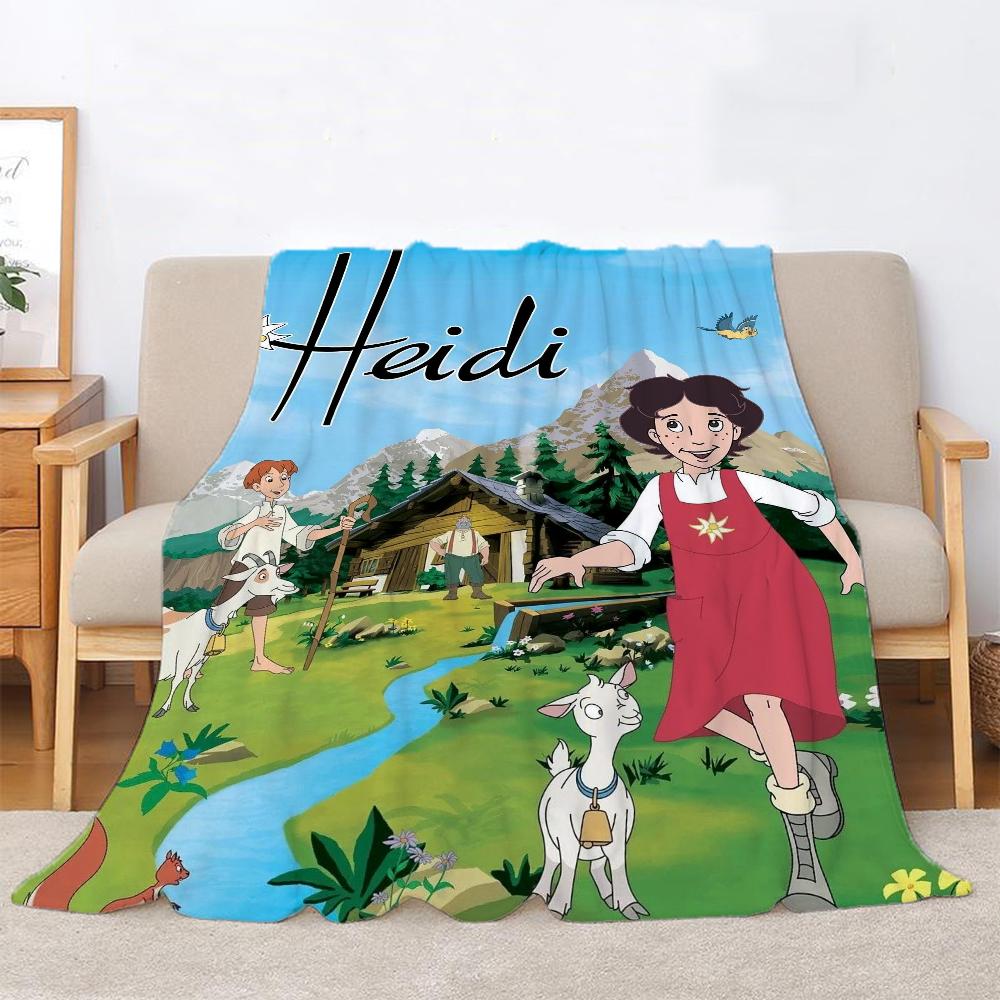 Heidi Throw Blanket Oversized 200x300 Beach Towel Luxury Blankets & Throws Home Interior Knitted Plaid Microfiber Bedding Knee &